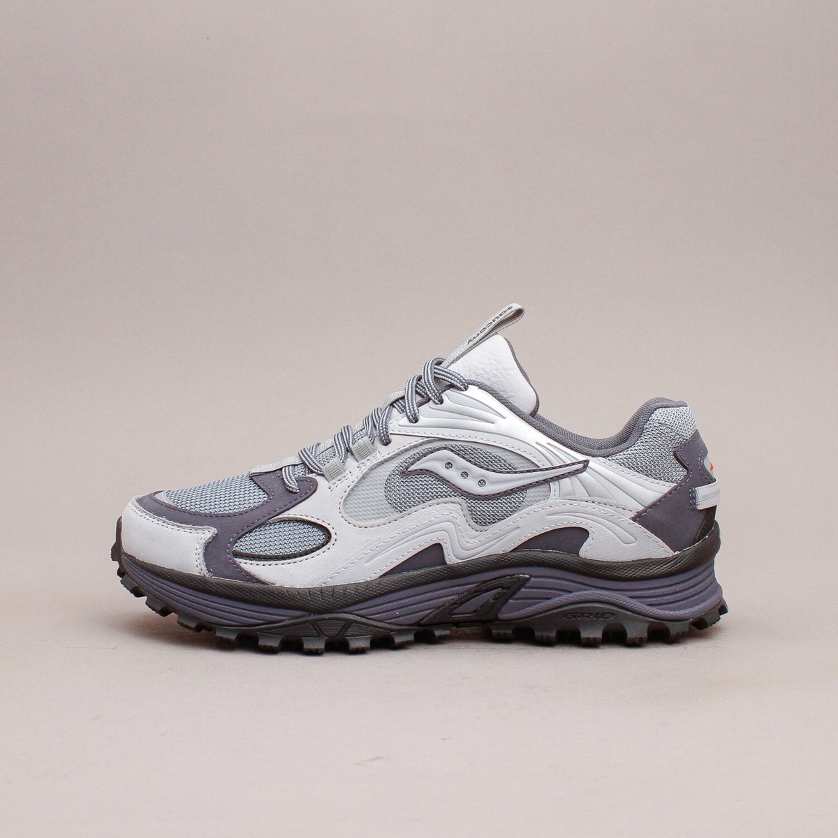 Saucony Originals Grid Aura X Grey Silver New Men Running