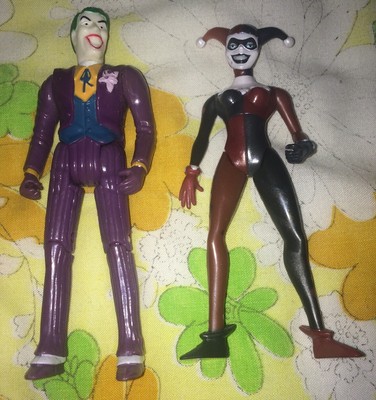 Vtg Lot 2 Dc Comics Action Figures 1997 Harley Quinn 1989 Batman S