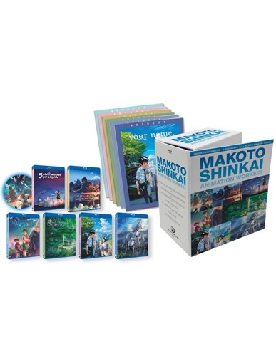 MAKOTO SHINKAI ANIMATION WORKS 2002-2019 COLECCIONISTA 8 BD+2DVD+LIBRO NUEVO - Imagen 4 de 11