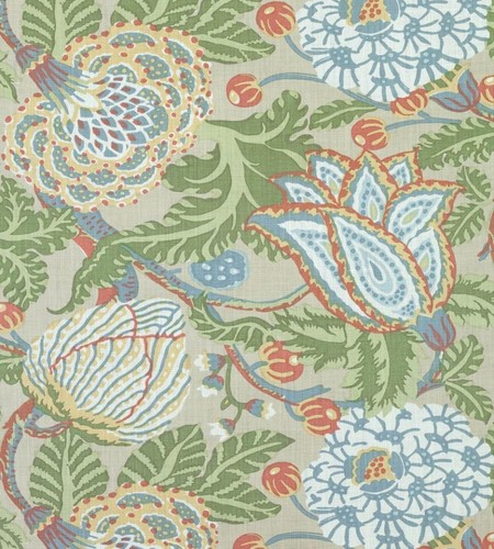 THIBAUT CURTAIN FABRIC DESIGN Mitford 2 METRE BEIGE 100% LINEN PARAMOUNT COLL - Picture 9 of 10