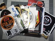 vtg 1980s - 2000s Tattoo co. sticker- Irons Inks Suppliers Distros B