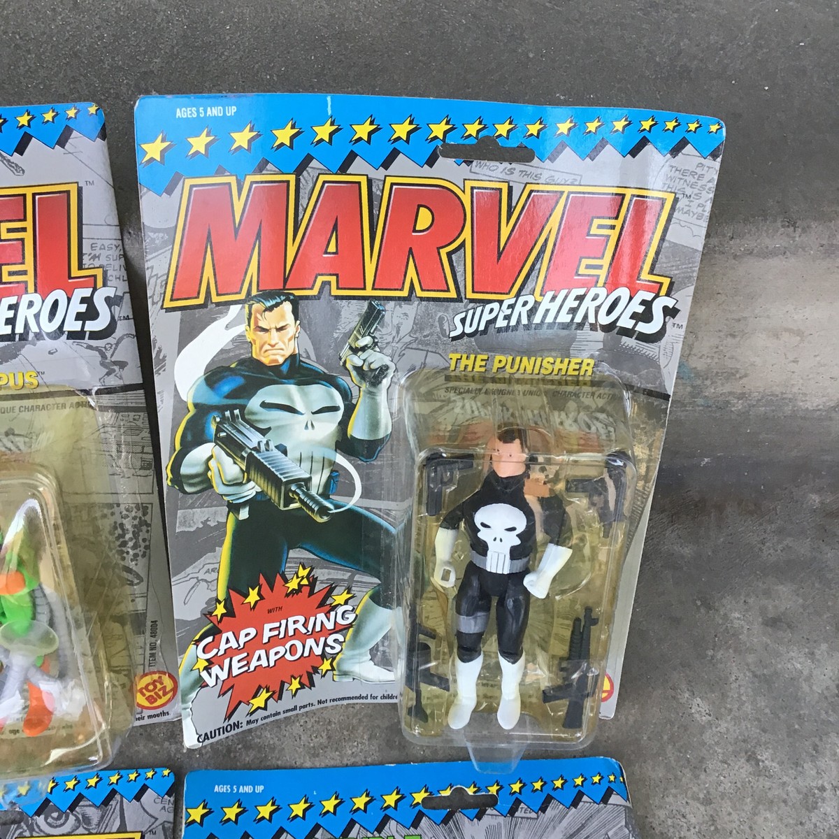 ★新品未開封 TOYBIZ製 シェイプシフターズ パニッシャー 1990年代 MARVEL Shape Shifters Punisher Figure/マーベル シェイプ