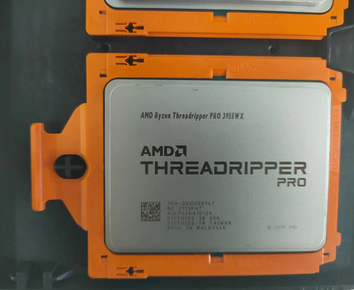 AMD Ryzen Threadripper Pro 3955wx CPU processor 3.9ghz 16 core