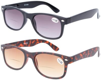 Zweistärkenbrille / Sonnenbrille ''WILLEM'' mit großem Leseteil und tollem Design