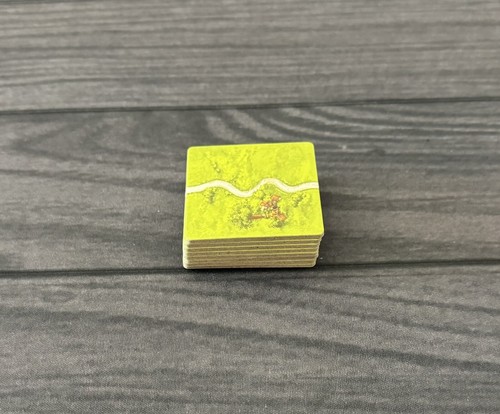 Carcassonne 20th Anniversary | 8 Straight Wavy Road Tiles | Official Game Pieces - Picture 8 of 9