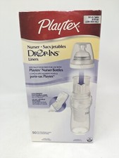 Playtex Baby Drop-ins Liners For Playtex Nurser Bottles 8-10 oz 50 Ct SEALED