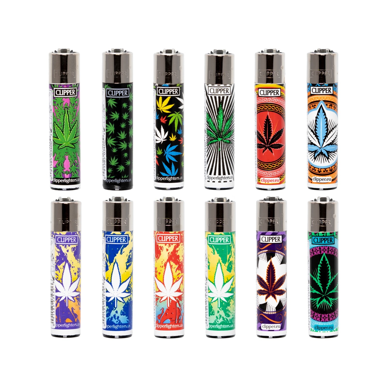 Grinder and Rolling Tray Set Raw Rolling Papers Slim King Size Clipper Lighter