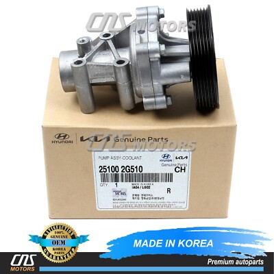 #ad #ad ✅GENUINE✅ Water Pump for 2011 2016 Hyundai Kia 2.4L 251002G510 See Compatibility $83.08