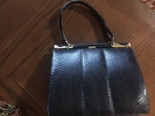 Python Real Snake Skin Vintage Purses gold as well as black one.