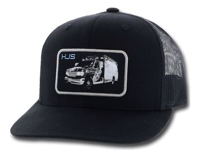 Hooey ''Jambo'' Black Mesh Trucker Cap - Hooey Jambulance Patch on Front