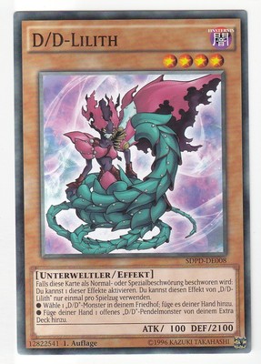 YU-GI-OH D/D Lilith Common SDPD-DE008 NEU!
