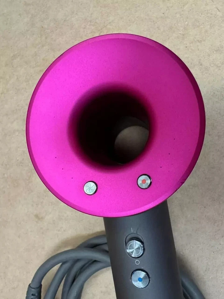 Secador de pelo supersónico Dyson 100 % genuino gris fucsia HD07 Foto 3 de 4