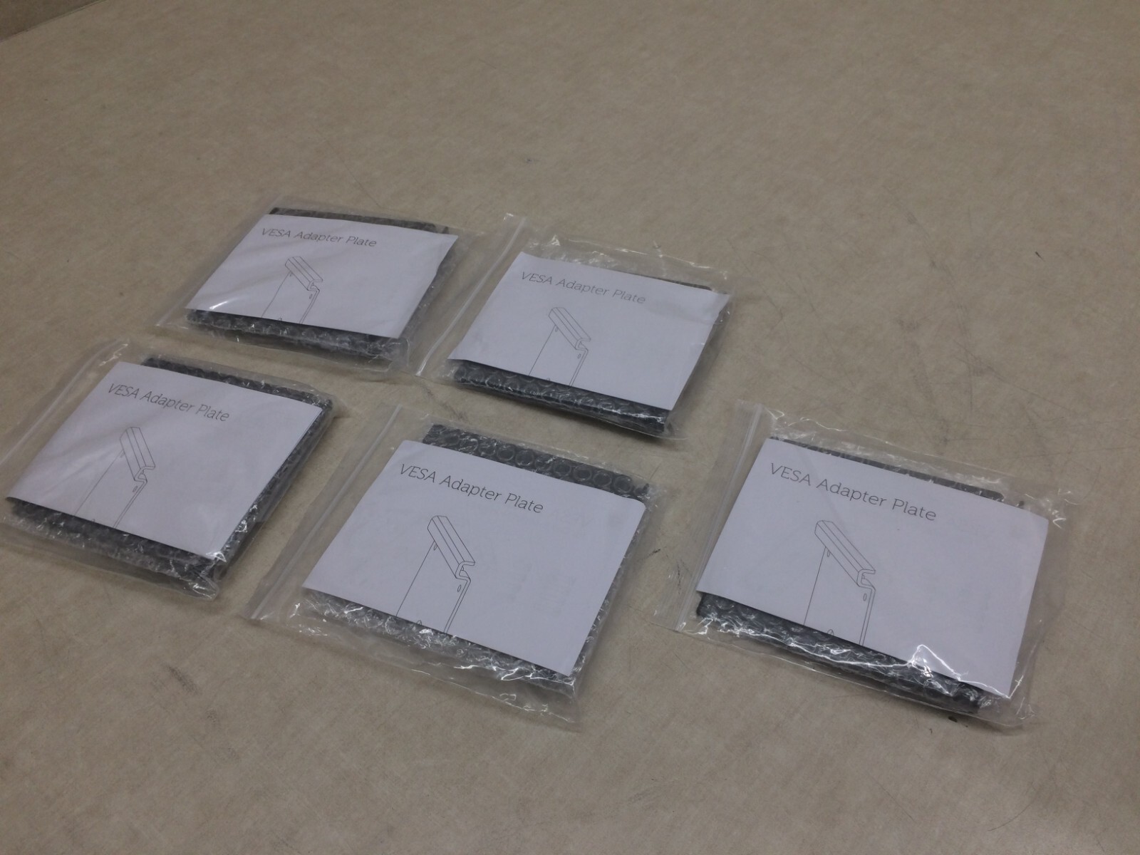 Lot of 5 Dell E-Series Monitor VESA Adapter Plate OEM New Bracket Screen Mount