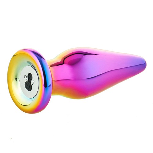 Glamour Glass Remote Control Tapered Butt Plug - Picture 3 of 4