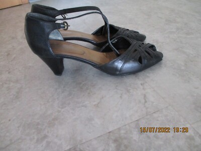 Fabiani Leder Elegante Schuhe Tanzsandalen Gr 38