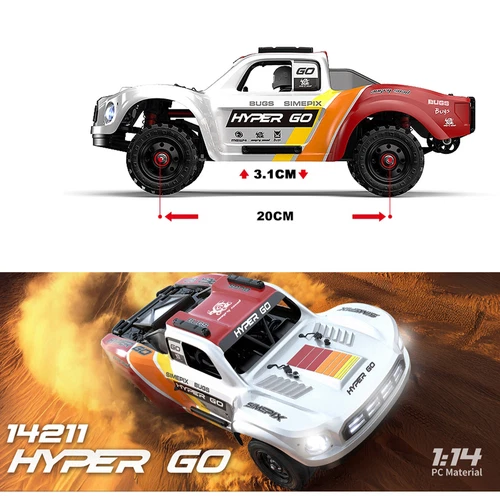 MJX 14211 1/14 Scale 4WD Brushless RC Short Course Truck 50km/h High Speed, 2.4G - Picture 6 of 10