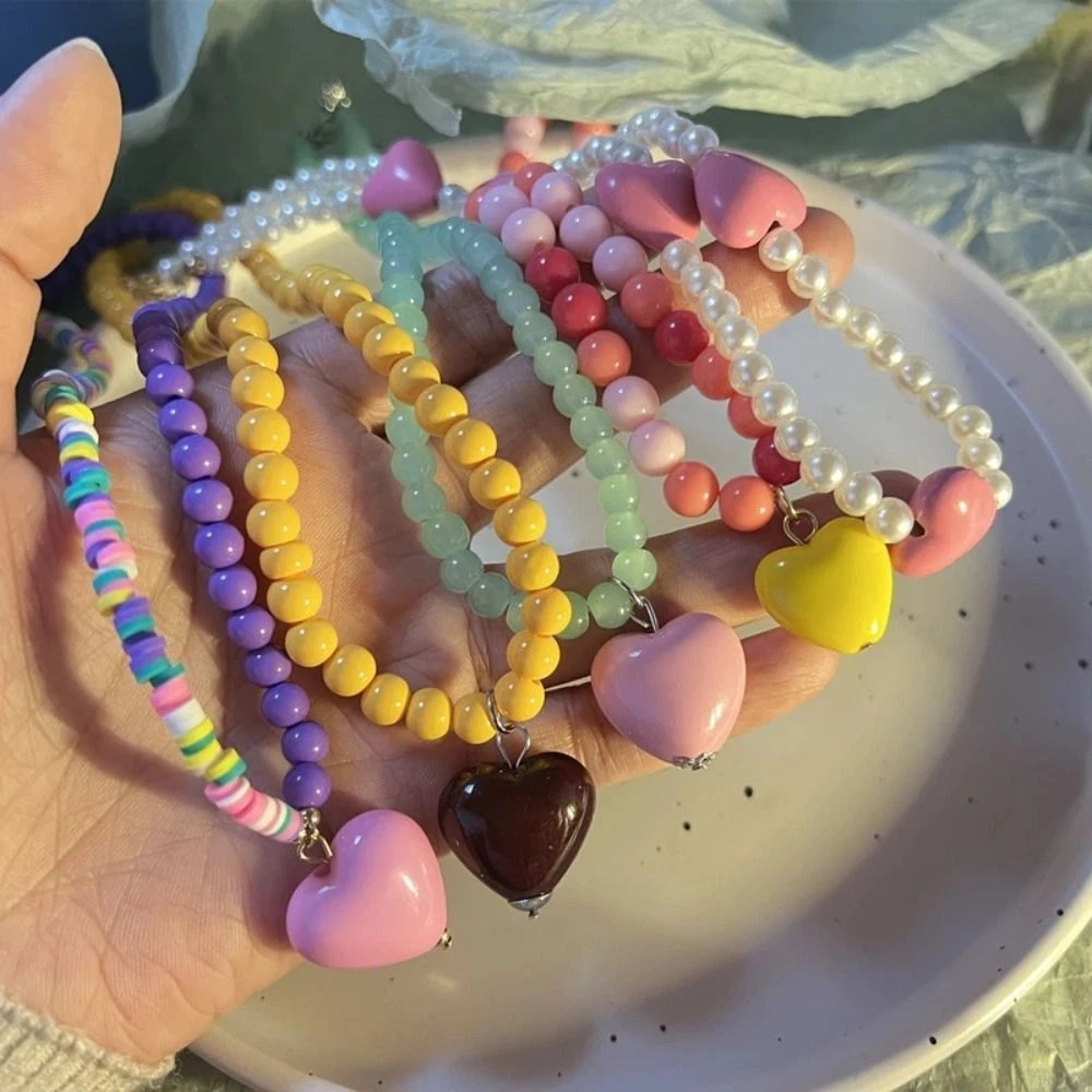 Rainbow coloured shop jewellery