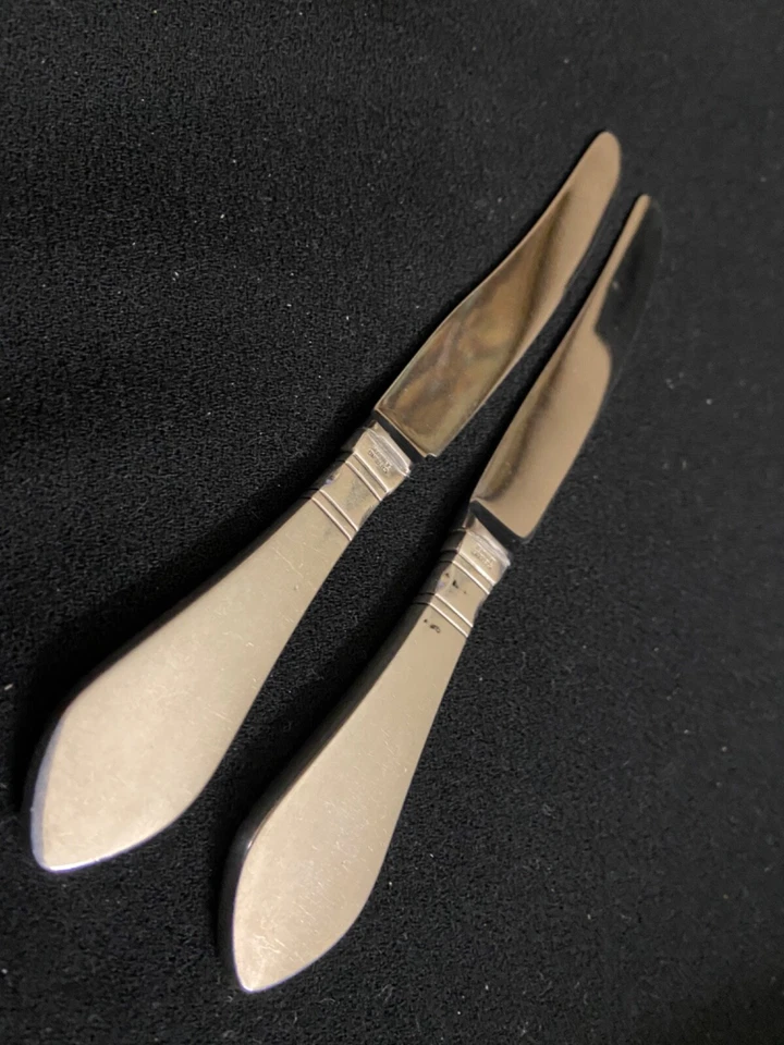 Georg Jensen Continental a/k/a Antik Sterling Silver Fruit/Dessert Knives (2) - Image 4 of 4