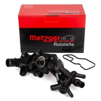 Metzger ThermostatgehäUse + Sensor FüR Renault Megane 3 Scenic 3 0.9-1.2 Tce