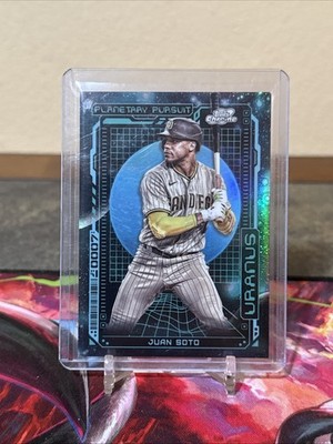 2023 Topps Cosmic Chrome Planetary Pursuit Uranus PPU-10 Juan Soto Padres