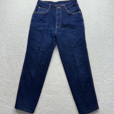 Vintage Gitano Jeans Womens 12 Short Blue High Rise Tapered Leg 80s 90s