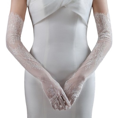 2pack Stage Performances Mittens Wedding Bridesmaids Mittens Laces Thin Gloves