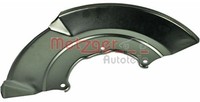 Vorderachse Links Metzger 6115057 Spritzblech, Bremsscheibe FüR VW