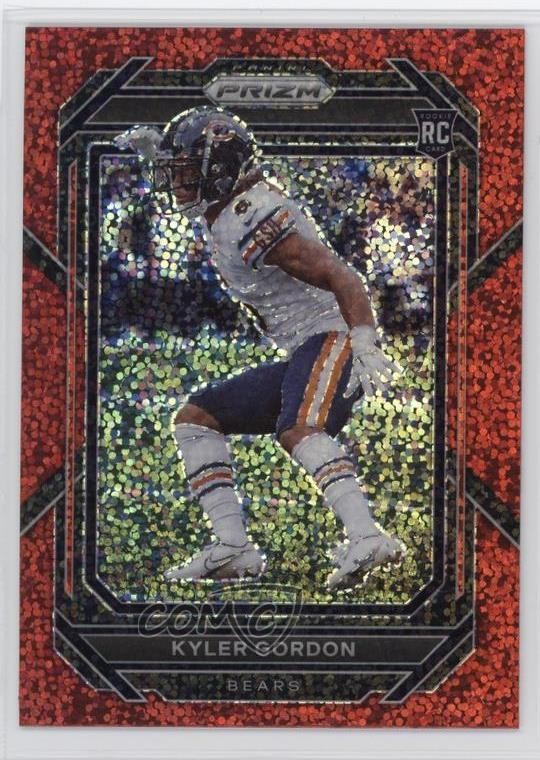 2022 Panini Prizm Rookies Red Sparkle Prizm Kyler Gordon #385 1s8f