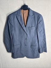 Jos A Bank Joseph Sport Coat 42L Extra Slim Fit Peak Lapel Medium Gray 2 Button