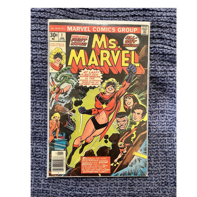 Marvel Comics Ms. Marvel #1 (1977) First Appearance John Buscema Bronze Age