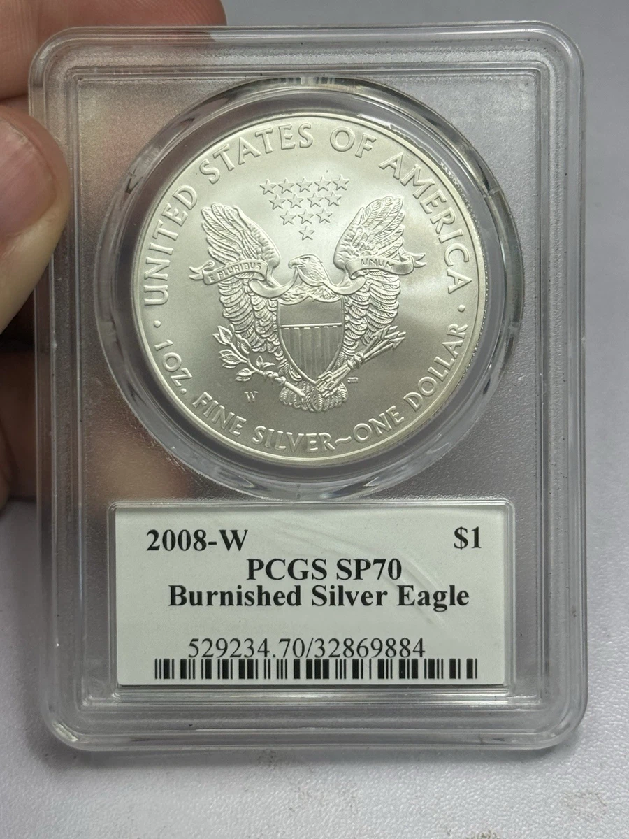 2008 American Eagle MS 70 Graded Silver Bullion Coins for sale | eBay