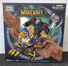 NIB World of Warcraft WOW Swift Gryphon Building Set Mega Bloks Minifigure WC