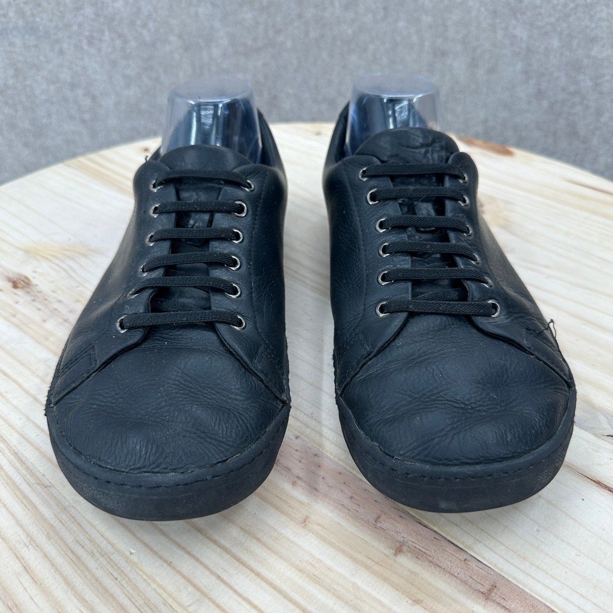 Birchbury Bramfords Barefoot Mens 11 Black Leather Sneakers 