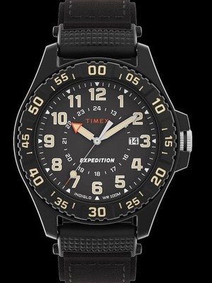 Timex Expedition Acadia Rugged 42mm Men's Indiglo Watch Black NEW TW 4B26300 WF