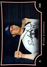 Evan Longoria 2009 Bowman Chrome #68 Rays MLB READ FREE SHIPPING AutographDen