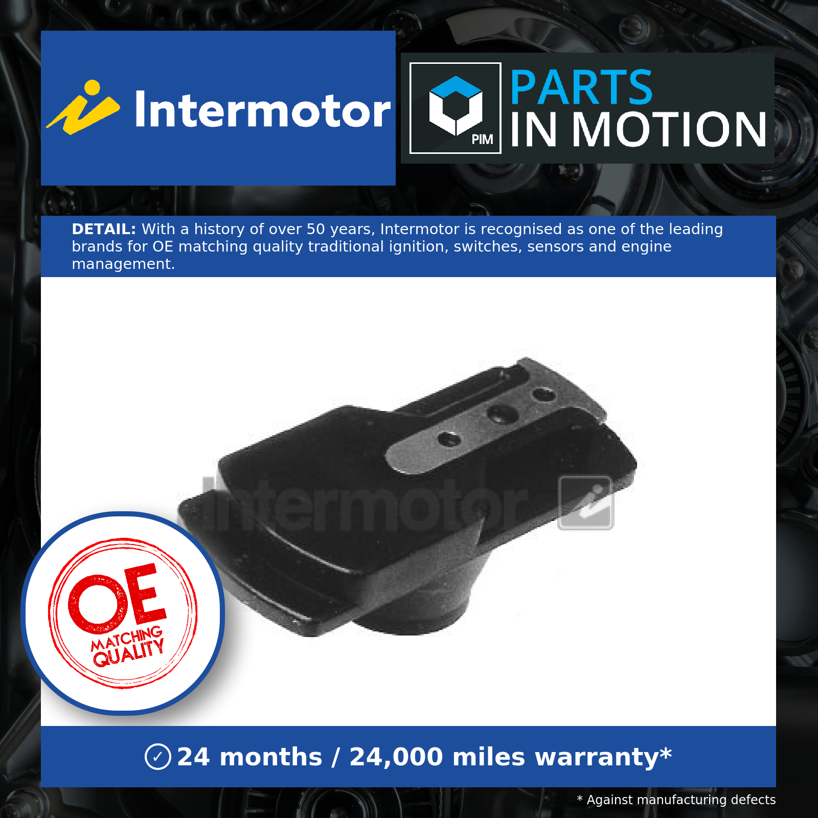 Rotor Arm 48180 Intermotor Distributor A810X12200AHA 30103657005 22149B8900 New