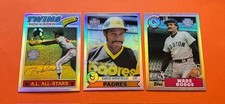 Lot of 3 2002 Topps Archives Reserve Rod Carew, Wade Boggs & Dave Winfield - HOF
