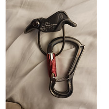 DMM Pivot, Ceros Carabiner Belay Device for Climbing Belay/Rappel, Abseil