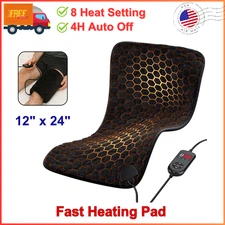 UTK 1Min Fast Heating Pad, 3X Deeper Pain Relief Far Infrared Heating Pad, Timer