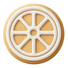 Stagecoach Wheel Cookie Cutter & Stamp, Fonda...