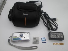 Pentax Optio W10 Waterproof 6 MP Camera W/ Battery, Charger, Bag, 1GB Card Works