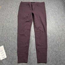Liverpool Los Angeles Womens Skinny Pants Purple Aubergine Stretch Size 12/31