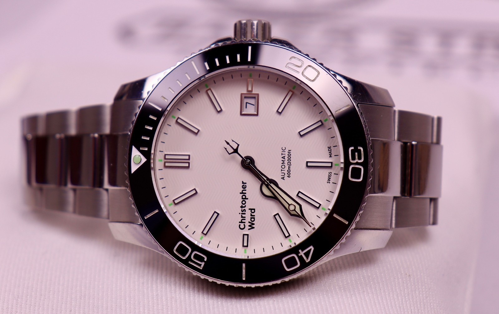 Case #198 — Christopher Ward Trident C60 Pro 600  Ref. C60-40ADA3-S0BB0-TBW
