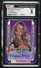 2021 Leaf Metal Pop Century Purple Rainbow 4/20 Marisa Miller CGC 8 Auto 2yf