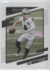 2021 Panini Clearly Donruss Derek Carr #28 4a0