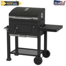 Expert Grill Heavy Duty 24-inch Charcoal Grill, Black New