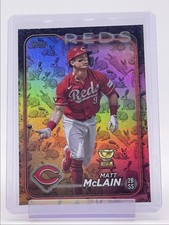 MATT MCLAIN 2024 TOPPS SERIES ONE GOLD CUP BUNNY FOIL REDS Q3478