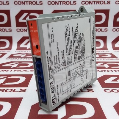 MTL 4073 | Eaton | Temperature Converter, 1 Channel, 20-35VDC, 4/20mA, Used