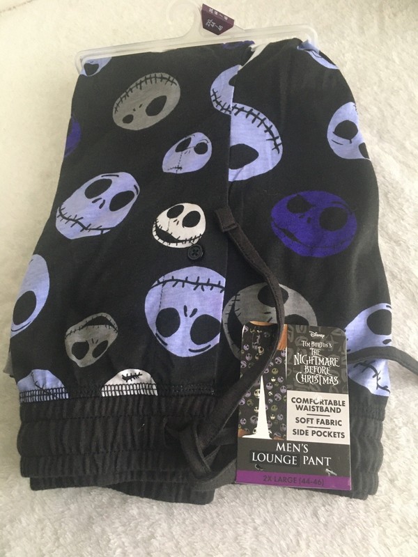 Disney A Nightmare Before Christmas Sleep Pants - Black and Purple 2XL NWT