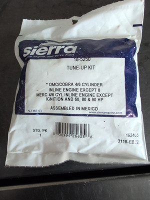 Sierra 18-5250 Tune-Up Kit Replaces OMC/Cobra Merc 4/6 Cylinder NOS